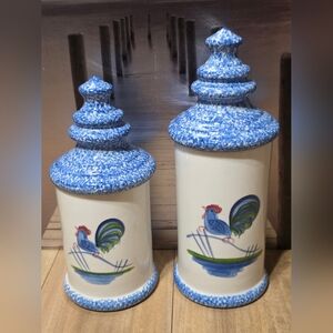 Blue Stipple with Roosterby Los Angeles